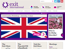 Tablet Screenshot of exitinternational.net